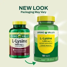 Spring Valley L-lysine Tablets 1000 mg 100 Tablets