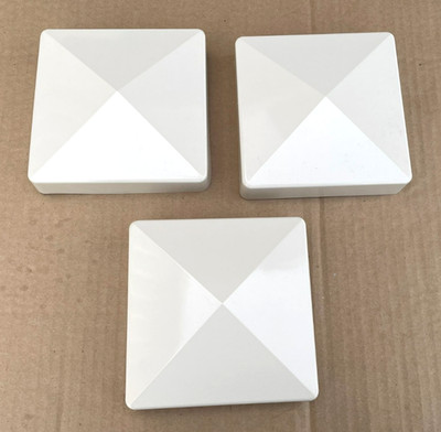 Waymark 5'' External Pyramid Post Cap C55PYRAT (Lot of 3)