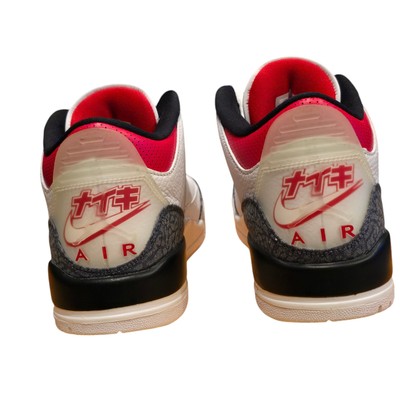 Nike Air Jordan 3 SE-T Fire Red Japan Exclusive Size 9 CZ6433-100 