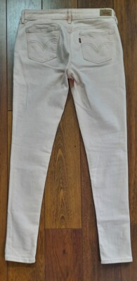 Damen Levi's 535 Rosa Jeans Legging Fit W32 L32 - Top Zustand