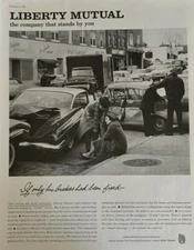 1961 Vintage Print Ad Liberty Mutual Insurance Company