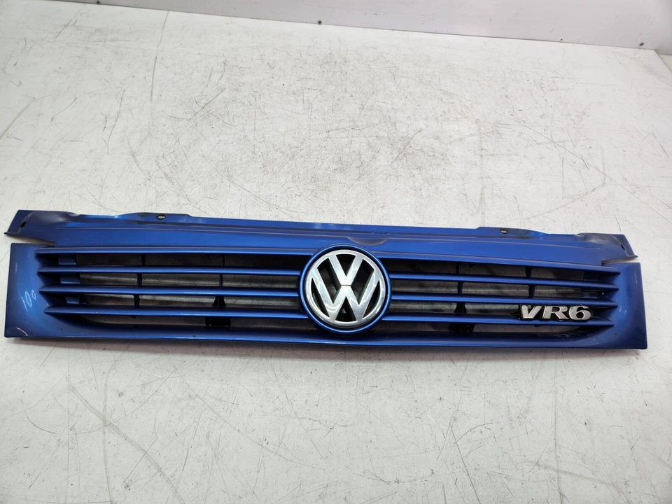 ✅ 97-03 OEM Volkswagen Eurovan GLS parachoques delantero superior central rejilla radiador Foto 2 de 4