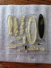 PRE-OWNED CLOSE TO MY HEART MY ACRYLIX ACRYLIC STAMP SET-OUTDOOR THOUGHTS B1222