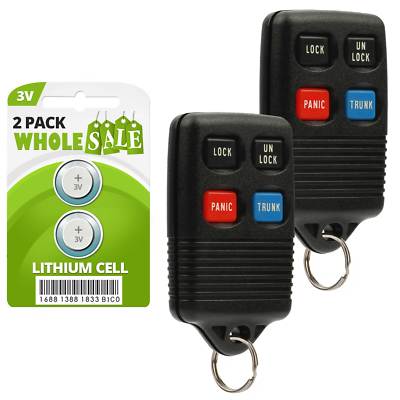 New Replacement Ford Shell Alarm Remote Pad 4 Buttons Keyless Key FOB Case