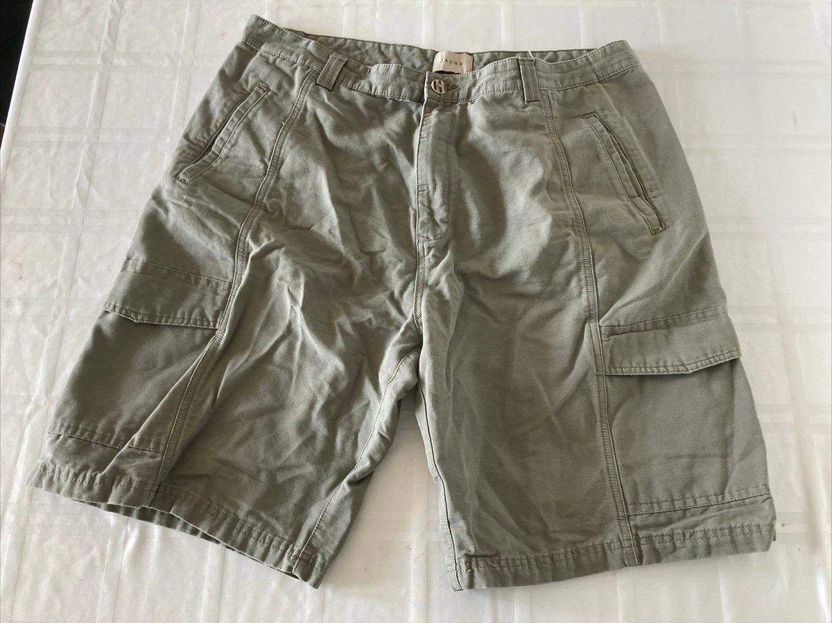 Jachs Mens Sz 38 Cotton Cargo Shorts TS0 eBay