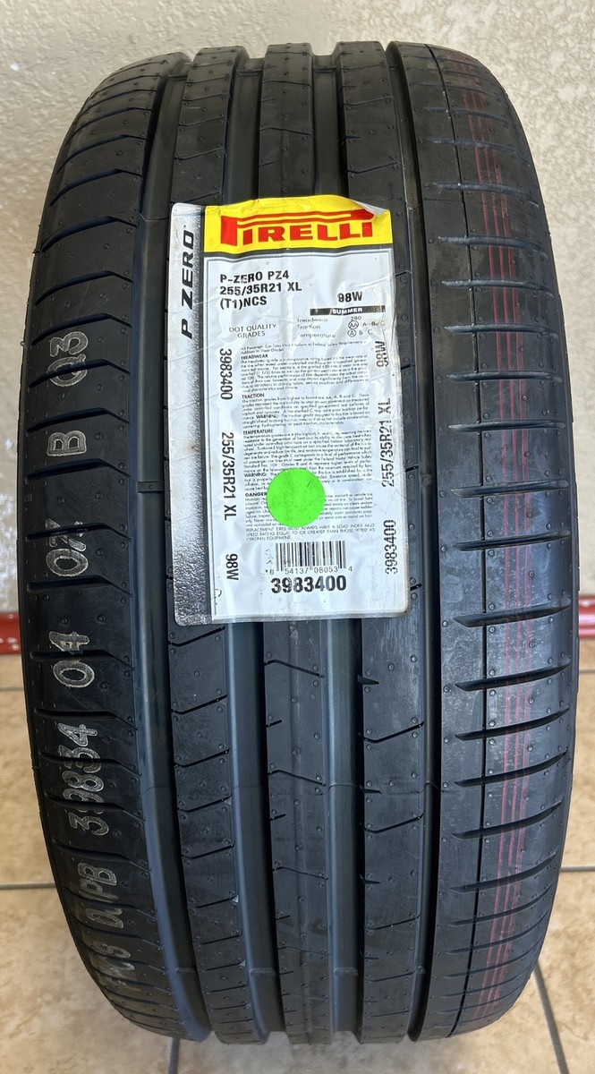 New 255/35R21 98W Pirelli P-Zero PZ4 9/32 DOT 2721 2553521 New 255/35R21 98W Pirelli P-Zero PZ4 9/32 DOT 2721 2553521
