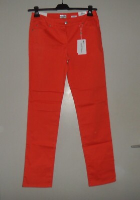 Gerry Weber Hose Gr.40R,korallenrot, Best4me, 85% BW, Beinsaumweite ca. 34 cm