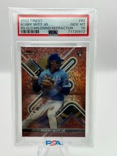 BOBBY WITT JR 2022 TOPPS FINEST ROSE GOLD MINI DIAMOND REFRACTOR 15/50 PSA 10 JC