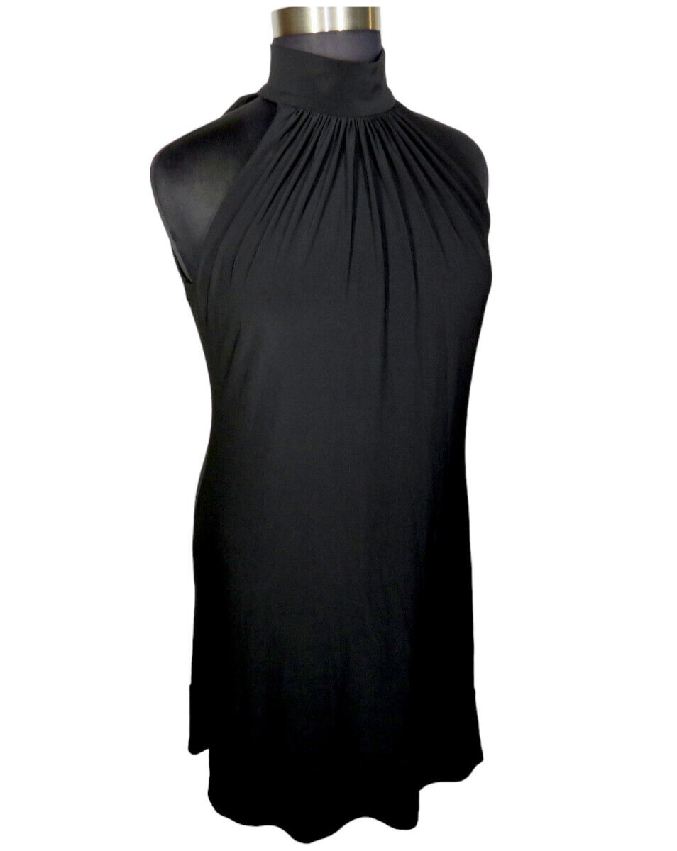 Lauren Ralph Lauren Women's Black Halter Dress Little Black Dress Formal  Size 16