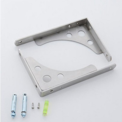 Stainless Steel Floating Scaffold Board Book Shelf Bracket Support 4mm x 25mm  