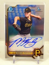 2022 Bowman Chrome 1st Michael Kennedy Base Auto Pirates ROOKIE RC Autograph C3