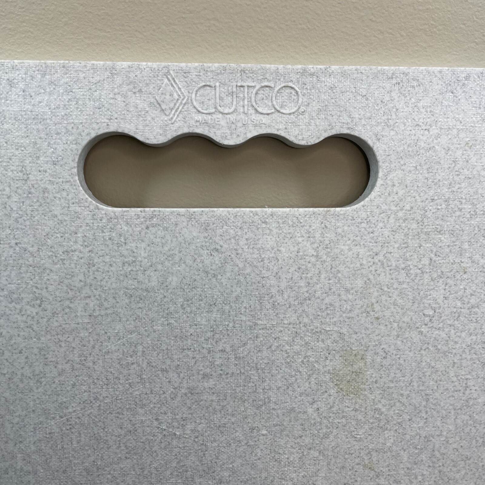 Cutco Handled Cutting Prep Board About 12" x 8" Double Sided Non Porous