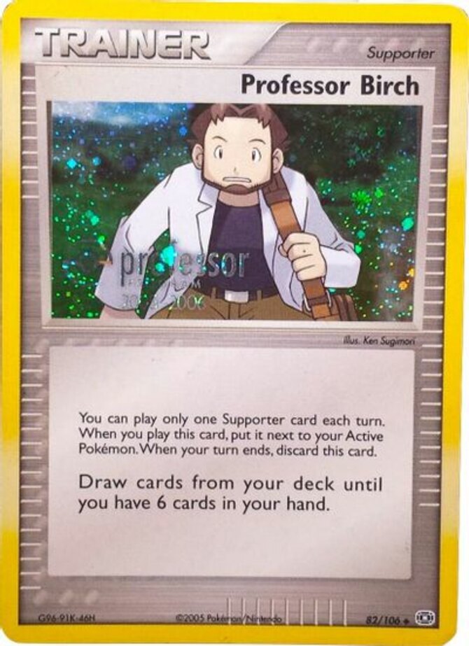 1x Professor Birch - 82/106 - Promotional - Professor Program 2006 NM-Mint Pokem