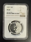 1957 Franklin Half Dollar PF69 (PR69) Proof, NGC Graded