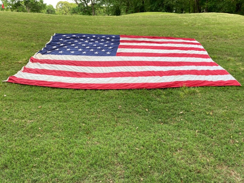 Koralex II U.S. 12x18 feet 100 % polyester  U.S Flag American Flag MADE IN U.S.A