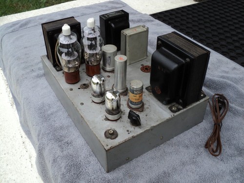 EARLY TUBE AMPLIFIER, ACROSOUND TO-290 OUTPUT, UTC R13 POWER & THORDARSON CHOKE - Picture 7 of 12
