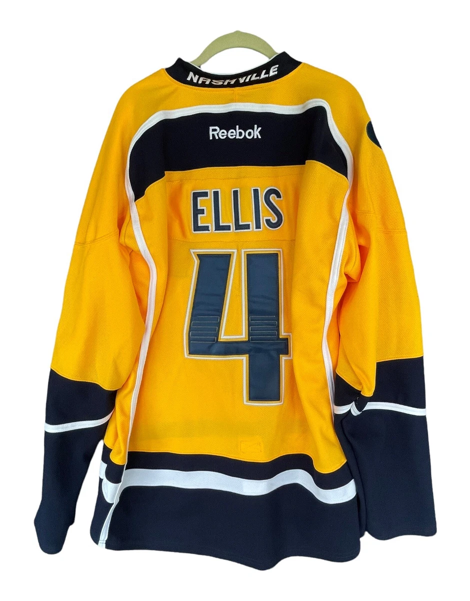 Nashville Predators Jersey 52 Yellow Home Ryan Ellis Reebok Hockey NHL  Stitched