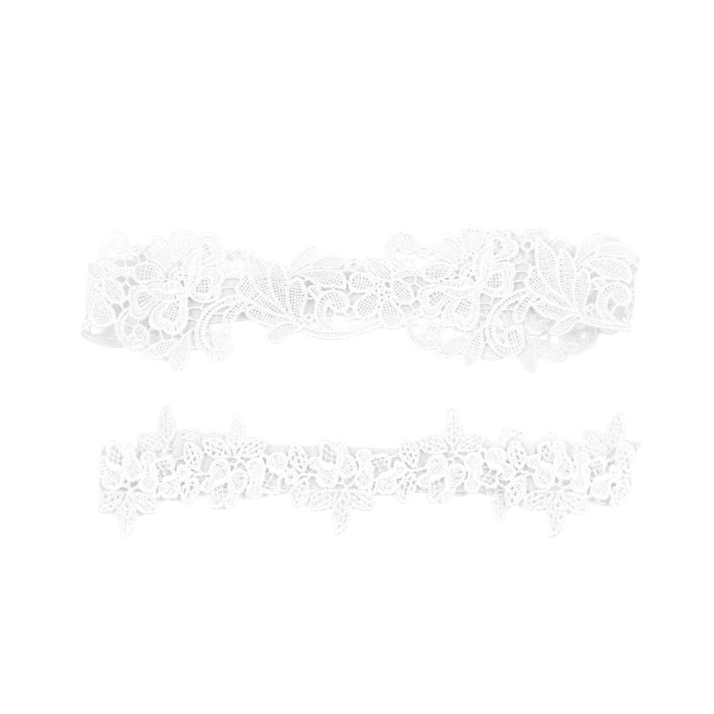 2 Pcs Bride Bridal Stretch Garter Lace Wedding Garters Belt eBay