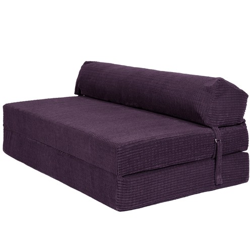 Corduroy Fold Out Single Double Guest Z ChairBed Folding Mattress Sofa