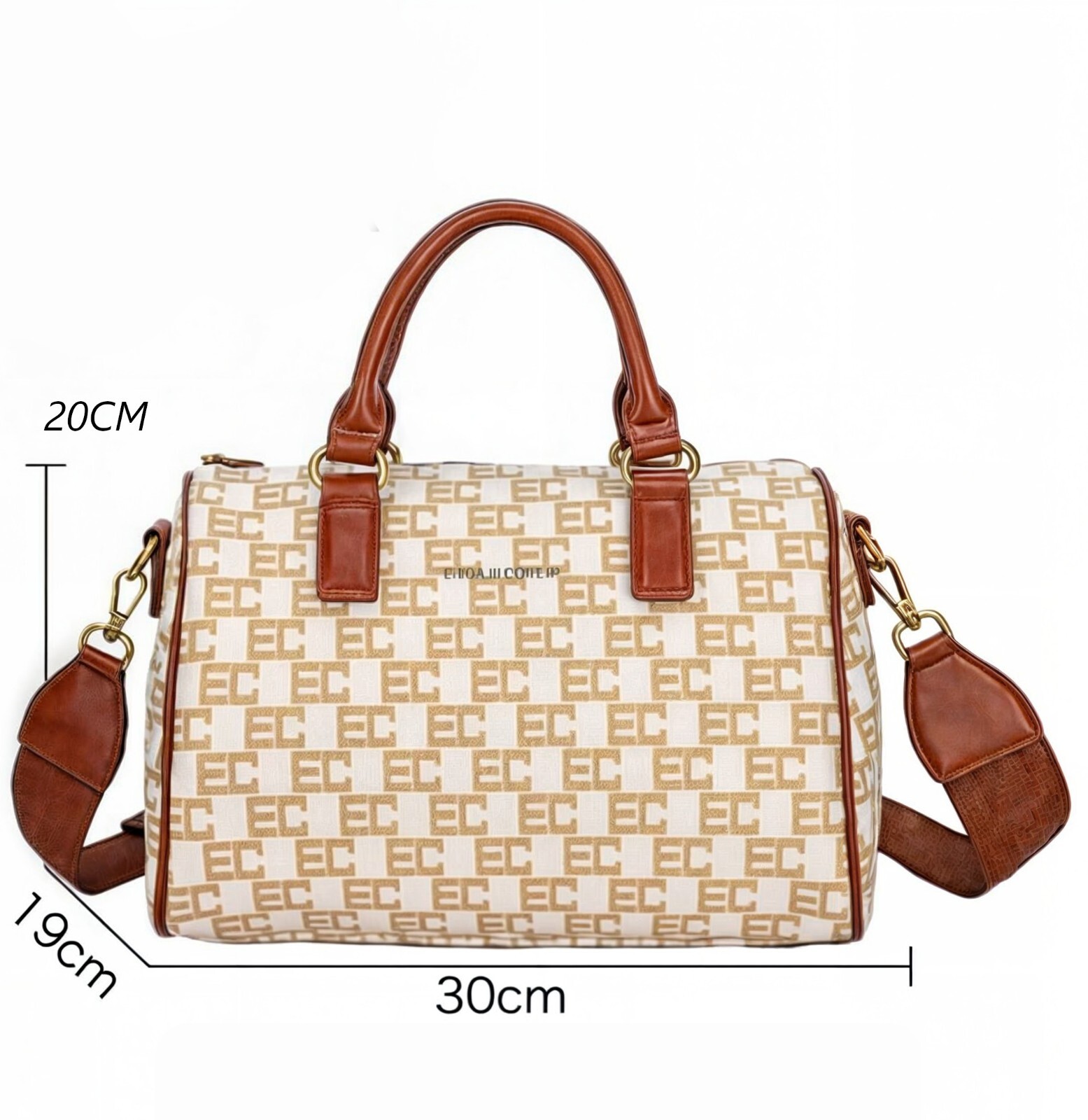 Enrico Coveri Bolsa bauletto Roomy Baule Bolso Mujer Bandolera Fantasía Nuevo