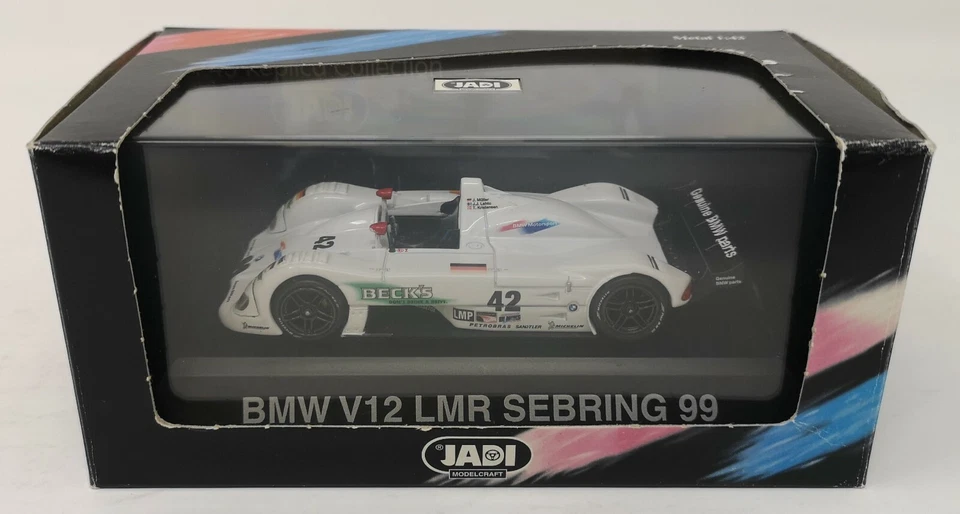 JADI 1/43 BMW V12 LMR SEBRING 99 Tom Kristensen Foto 4 de 4