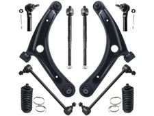 Front Control Arm Ball Joint Tie Rod and Sway Bar Link Kit For Patriot KB983NS
