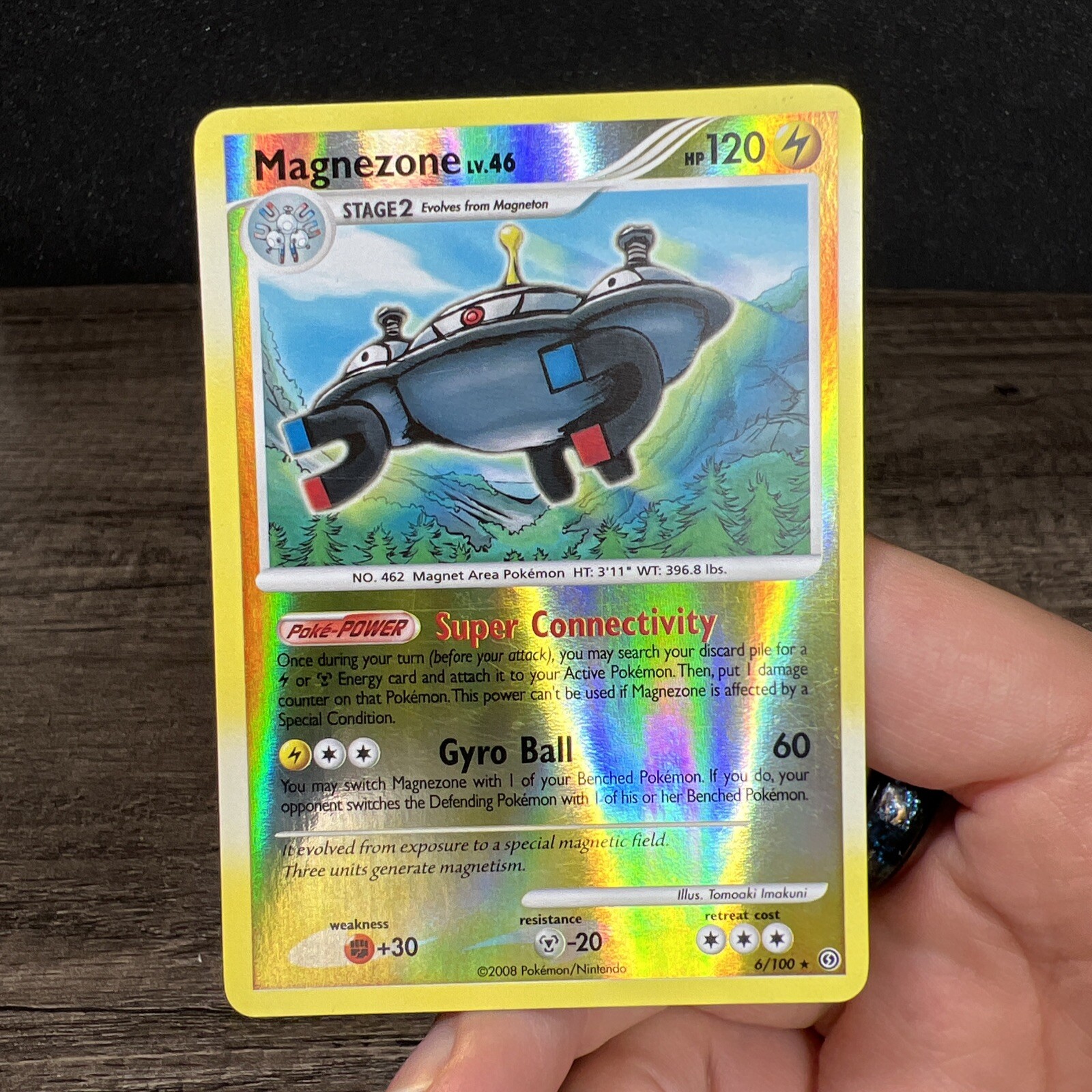 Magnezone 6/100 Stormfront Reverse Holo Pokemon Card