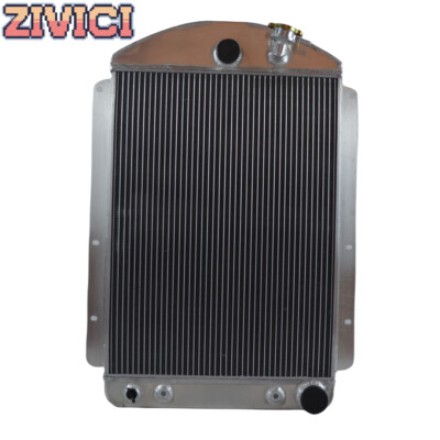Radiator 3 ROW Aluminum For 1928 1929 Ford Model A 3.3L Chevy Configuration