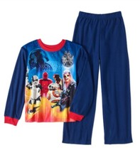 Star Wars Disney Youth Boys' 2pc Top  Pants Flame Resistant Sleepwear Sets: 8