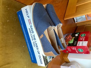 skechers bobs navy blue