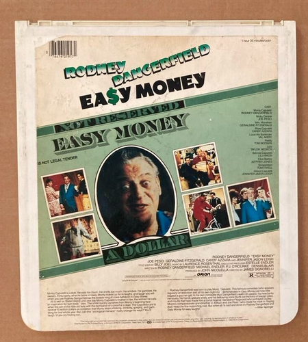 RARE RCA CED Videodisc Easy Money Rodney Dangerfield Vintage Untested - Photo 2/2