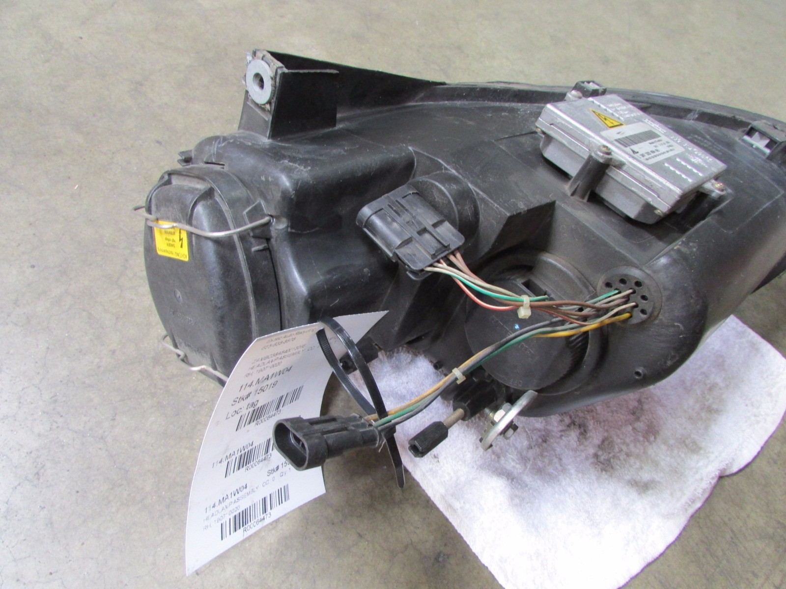 Maserati M128 Coupe, RH, Right Headlamp/Headlight Assembly, Used, P/N 190710020