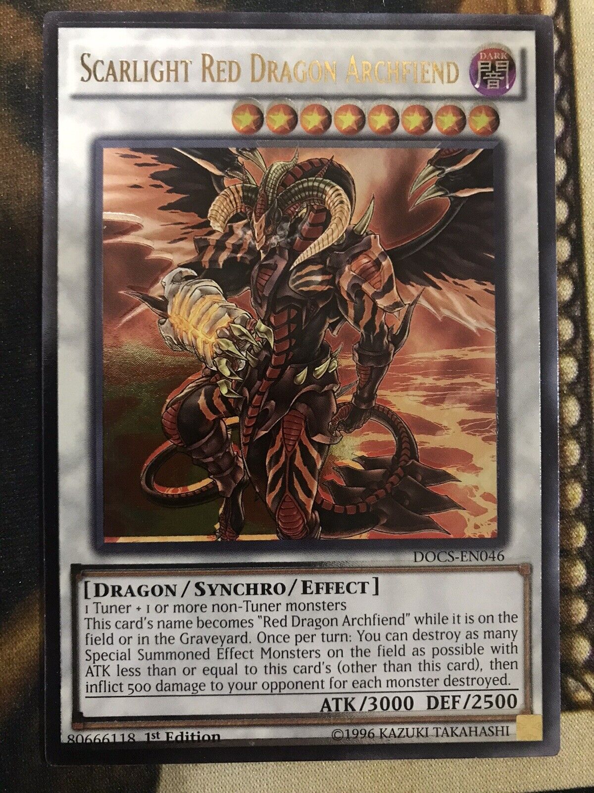 Scarlight Red Dragon Archfiend M/NM MISPRINT | eBay