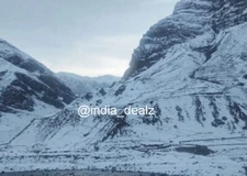 Digital Image Picture Photo Pic Sissu Valley India snow mountains clouds SIS 005