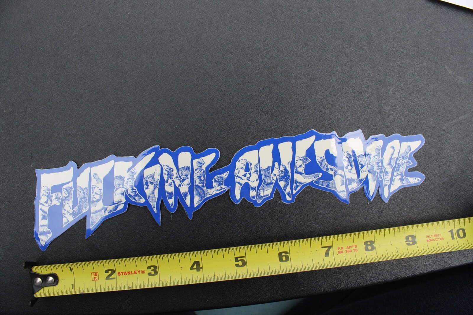 FA Awesome Hockey Skateboard Blue Cherub Babies Sticker