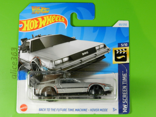 HOT WHEELS 2024 - Hover Mode - DeLorean - Screen Time - 60 - nuovo in IMBALLO ORIGINALE - Foto 1 di 1