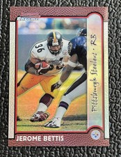🔥JEROME BETTIS 1999 BOWMAN CHROME REFRACTOR!🔥STEELERS HOF!