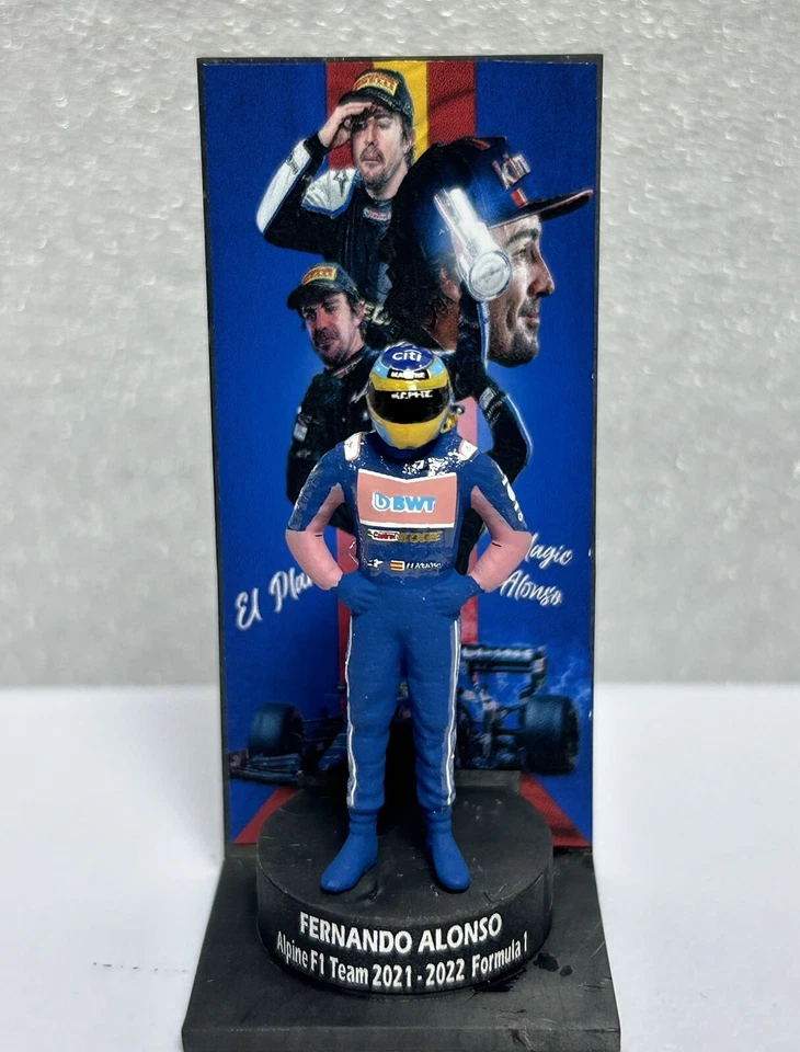 Figura 1/43 Fernando Alonso Alpine 2021-2022 Fórmula 1 + Podium - Imagen 4 de 4