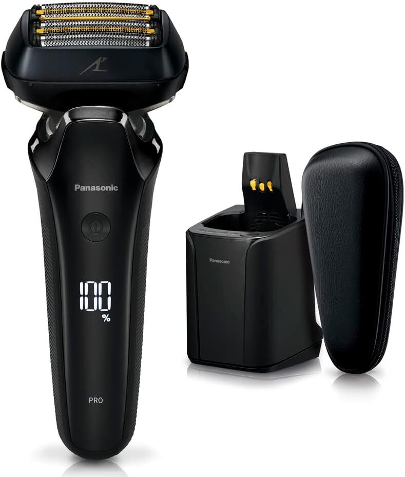 脱毛・除毛 Panasonic LAMDASH PRO 5 ES-LV7W-K Shaver Panasonic ES-LS9Q-K LAMDASH PRO linear motor 6-blade