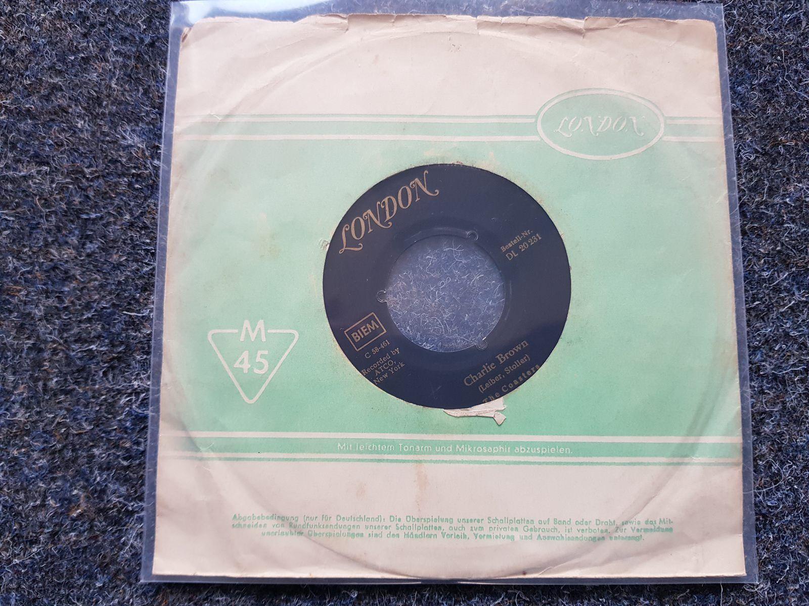 7"" Single Vinyl The Coasters - Charlie Brown Germany