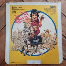 Vintage Movie The Bad News Bears CED SelectaVision Videodisc Cool 80s Tech