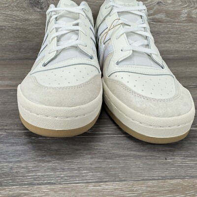 小物 BLANC.. B0025 - CLR D GRY / M.BRN Adidas Forum Low Chalk White Gum ID6858 US Mens Sizes 12-13