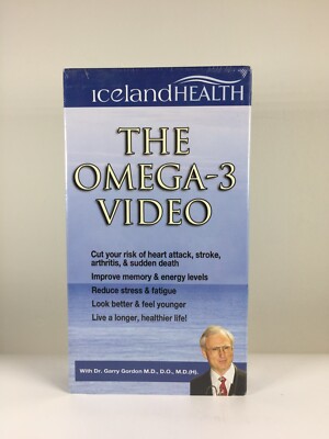NIP Iceland Health The Omega-3 Video VHS Home Movie Video Cassette Tape