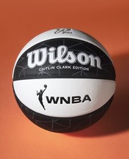 Caitlin Clark 🏀 WNBA Ascent Black Silver Wilson Basketball Limitless Size 6 NEW