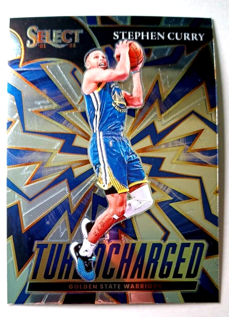 Stephen Curry💥2021-22 Panini Select Turbocharged Insert Golden State Warriors