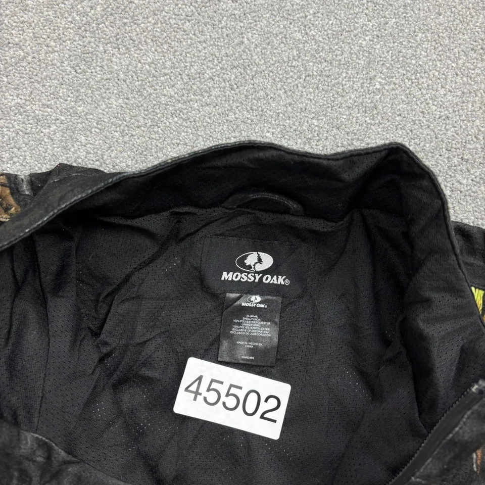 RealTree Jacket Adult X Large Black Work Wear Hunting Camo Lined Coat Mens - Image 4 of 4