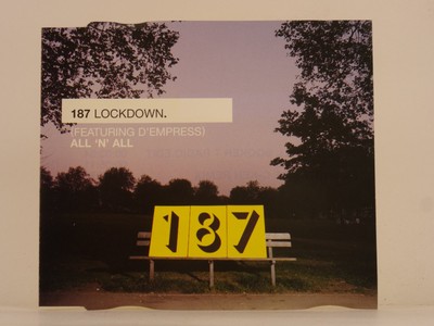 187 LOCKDOWN FT DEMPRESS ALL N ALL (H67) 3 Track CD Single Picture Sleeve EW