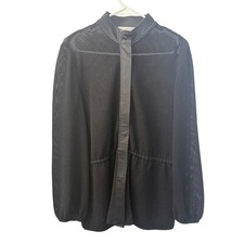 St. John Evening Marie Gray Black Mesh Knit J...