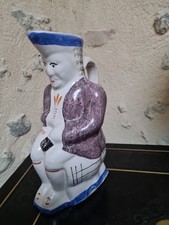 Pichet Jacquot anthropomorphe en céramique fin XIX eme