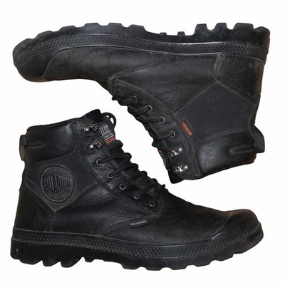 Palladium Pampa Shield WP+ LTH, leather waterproof black boots. M 9 / W 10.5
